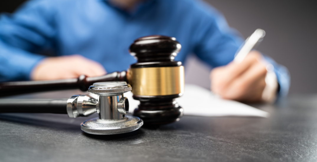 Attorney discussing compensation strategy with client