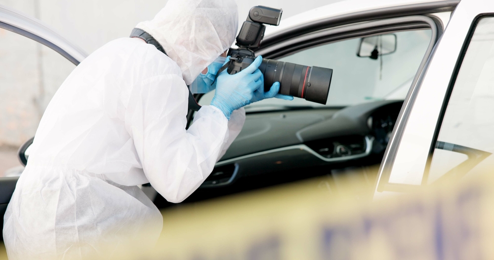 Photos of vehicle damage and other evidences
