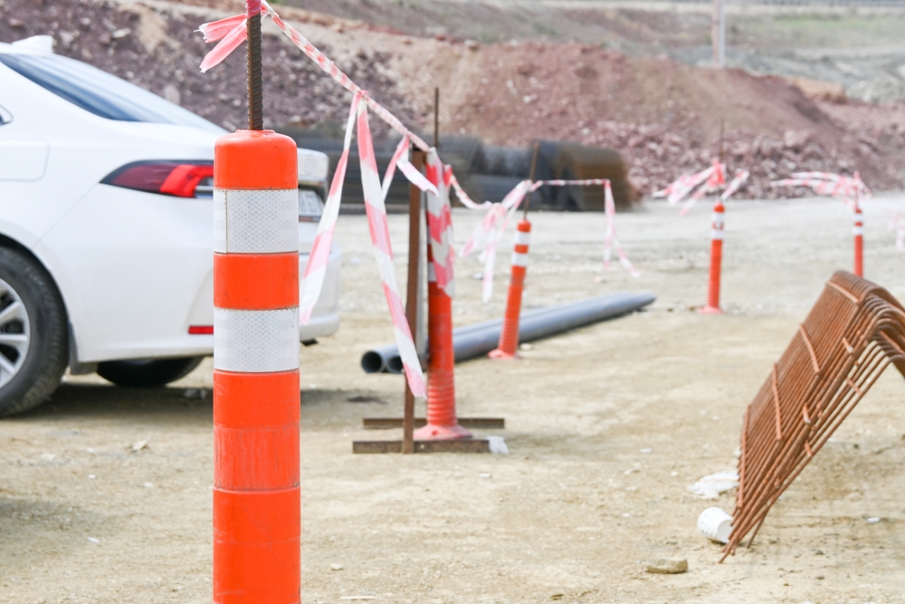 Work Zone Causes a Crash